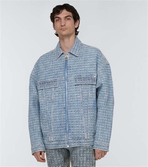 givenchy 4g denim jacket|Jacket in 4G denim .